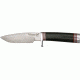 Uncle Mikes Classic Model 125 Fixed Blade Knife, Black Canvas Micarta Handle BCB125BM