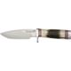 Blackjack Classic Model 125 Fixed Blade Knife, Genuine Stag Handle BCB125S