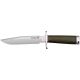 Blackjack Classic Model 7 Fixed Blade Knife, 7in, A-2 Tool Steel, Green Canvas Micarta Handle, Guard and Pommel BCB7GM
