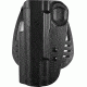 Uncle Mike's Kydex Open Top Paddle Holster, Black, Left Hand - 5-inch BBL 1911 Type Pistols - 5419-2 