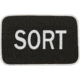 Uncle Mike's Sort Id Patch Blk/white L 5x8 - 7705018