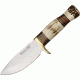 Uncle Mikes Zachariah Wide Hunter Fixed Blade Knife, 4.75in, Wide Drop Point, Genuine Stag Handle BJ056