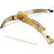 Uncommon Carry Gold Bowman Mini Crossbow, 4.13in Overall, Stainless Construction, Gold, BOW-G