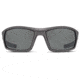 Under Armour Ranger Single Vision Prescription Sunglasses, Satin Carbon w/Black Rubber Frame-U8600061-060108SV