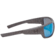 Under Armour Rumble Storm,Carbon w/Black Rubber,Gray Polarized w/Green, U8630032-060188