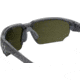 Under Armour Blitzing Sunglasses with Transparent Grey Frame and Blue to Grey Mirror Lens, Medium, UA0012S KB7-W1