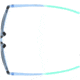 Under Armour Breathe Sunglasses with Transparent Azure Frame and Silver Mirror Lens, Medium, UA0014GS MVU-IC