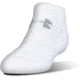Under Armour Charged Cotton 2.0 Socks, Pack of 6, White/Gray, 7-9 Youth Large, U320-WHT/GRY-YL