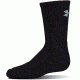 Under Armour Charged Cotton 2.0 Socks, Pack of 6, Black/Gray, 6-7.5 Youth Medium, U322-BLK/GRY-YM