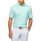 Under Armour Charged Cotton Scramble Stripe Polo - Mens, Extra Large, Aqua Float, 1323455791XL