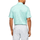 Under Armour Charged Cotton Scramble Stripe Polo - Mens, Extra Large, Aqua Float, 1323455791XL