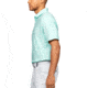 Under Armour Charged Cotton Scramble Stripe Polo - Mens, Extra Large, Aqua Float, 1323455791XL