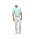 Under Armour Charged Cotton Scramble Stripe Polo - Mens, Medium, Aqua Float, 1323455791MD