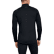 Under Armour ColdGear Base 4.0 1/4 Zip Long Sleeve Top - Mens, Black, 2X-Large, 13432420012X