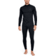 Under Armour ColdGear Base 4.0 1/4 Zip Long Sleeve Top - Mens, Black, 2X-Large, 13432420012X