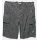 Under Armour Fish Hunter Cargo Short - Men's-Granite/Green Energy-38 Waist