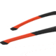 Under Armour Force 2 Sunglasses with Matte Black/Grey Frame and Orange Mirror Lens, Medium, UA0011S RC2-50