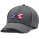 Under Armour Freedom Blitzing Hat - Men's, Pitch Gray / Black, Medium, 1362236012S-M