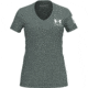 Under Armour Freedom Tech V-Neck Short Sleeve T-Shirt - Women's, Extra Small, Silica Green, 1369471348XS