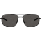 Under Armour Impulse Sunglasses with Matte Black Frame and Grey Polarized Lens, Medium, UA0015GS 003-M9