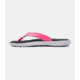 Under Armour Marbella VI T - Women's, Pitch Gray/Mojo Pink/White, 10, 3000072-100-10