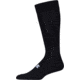 Under Armour Mens HG Boot OTC Socks, Black/White, 10-13 Large, U733-BLK/WHT-LG