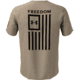 Under Armour Freedom Flag T-Shirt - Men's, Desert Sand/Black, Large, 1370810290LG