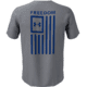 Under Armour Freedom Flag T-Shirt - Men's, Steel Medium Heather/Royal, 2XL, 13708100362X