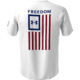 Under Armour Freedom Flag T-Shirt - Men's, White/Royal, 3XL, 13708101013X
