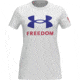 Under Armour New Freedom Logo T-Shirt - Womens, White, Small, 1370815100SM
