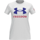 Under Armour New Freedom Logo T-Shirt - Womens, White, Small, 1370815100SM