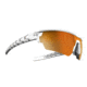 Under Armour Phenom, Satin White Frame w/Gray Rubber, Orange Mirror ML, U8600054-110941