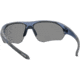 Under Armour Playmaker Sunglasses with Matte Blue Frame and Baseball Tuned Blue Mirror Lens, Medium, UA0001GS PJP-W1