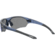 Under Armour Playmaker Sunglasses with Matte Blue Frame and Baseball Tuned Blue Mirror Lens, Medium, UA0001GS PJP-W1