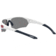 Under Armour Playmaker Sunglasses with Matte White Frame and Baseball Tuned Blue Mirror Lens, Medium, UA0001GS 6HT-W1