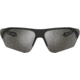 Under Armour Playmaker Sunglasses with Shiny Black/Grey Frame and Silver Mirror Lens, Medium, UA0001GS 807-QI