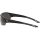 Under Armour Playmaker Sunglasses with Shiny Black/Grey Frame and Silver Mirror Lens, Medium, UA0001GS 807-QI