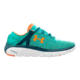 Under Armour SpeedForm Fortis Road Running Shoe - Womens-Neptune/White/Orange-Medium-6 US
