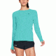 Under Armour Sunblock Long Sleeve Shirt - Women's, Tropical Tide-Desert Sky/Tourmaline Teal AFS/Depre, Extra Large, 1309721-425-XL