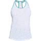 Under Armour Swyft Racer Tank - Women's, White/Desert Sky/Reflective, Large, 1318420-101-LG