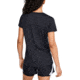 Under Armour Tech Shoulder Contrast T-Shirt - Womens, 2XL, Black, 13519660012X