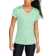 Under Armour Tech Shoulder Contrast T-Shirt - Womens, 2XL, Green Haze, 13519663822X