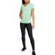 Under Armour Tech Shoulder Contrast T-Shirt - Womens, 2XL, Green Haze, 13519663822X