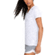 Under Armour Tech Shoulder Contrast T-Shirt - Womens, Extra Small, White, 1351966100XS