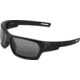 Under Armour UA Battlewrap Sunglasses, Gray Lens, Satin Black, One Size Fits Most, UA8630081-010100