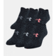 Under Armour UA Essentials No Show 6-pack Run Socks - Womens, Black, U022-BLK/AST-MD