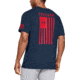 Under Armour UA Freedom Flag T-Shirt - Mens, Academy/Red, 2X-Large, 13333504092X