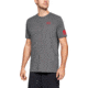 Under Armour UA Freedom Flag T-Shirt - Mens, Charcoal Medium Heather, X-Large, 1333350019XL