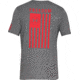 Under Armour UA Freedom Flag T-Shirt - Mens, Charcoal Medium Heather, X-Large, 1333350019XL