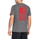 Under Armour UA Freedom Flag T-Shirt - Mens, Charcoal Medium Heather, X-Large, 1333350019XL